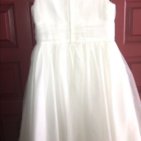 Alfred Angelo Junior Girls White Dress - Picture 3 of 4